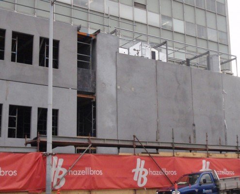 Royal Hobart Hospital Liverpool Street ICC infill building in construction
