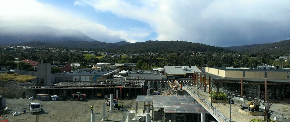 Channel Court, Kingston, Tasmania - in construction
