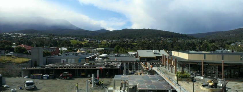 Channel Court, Kingston, Tasmania - in construction