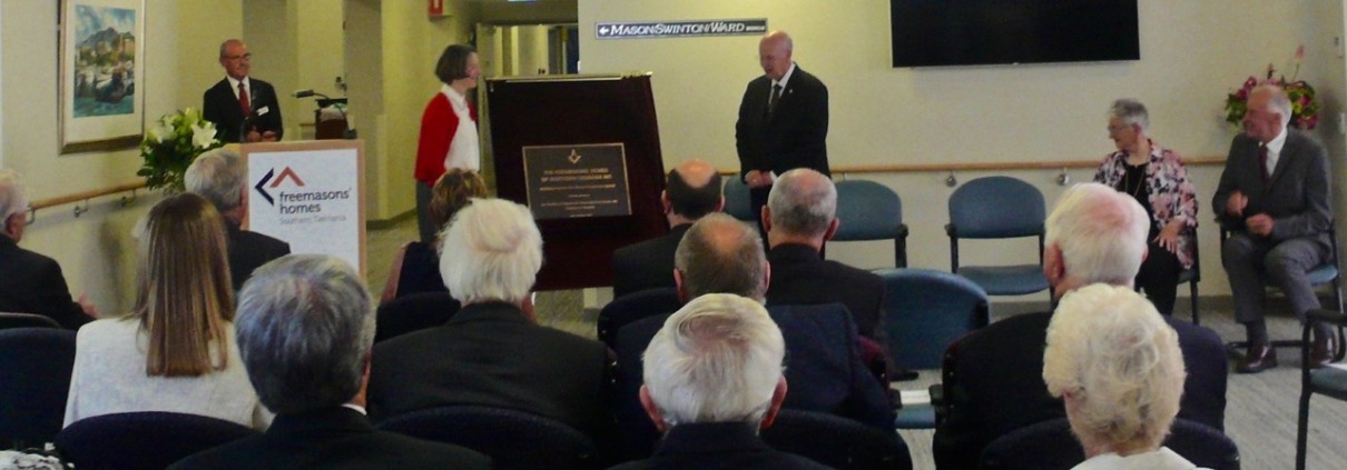 Freemasons' Nursing Home, Lindisfarne - opening day