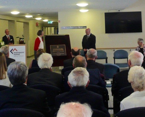 Freemasons' Nursing Home, Lindisfarne - opening day