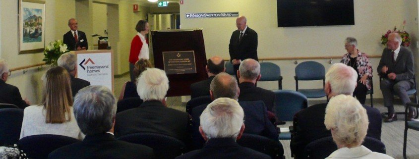 Freemasons' Nursing Home, Lindisfarne - opening day