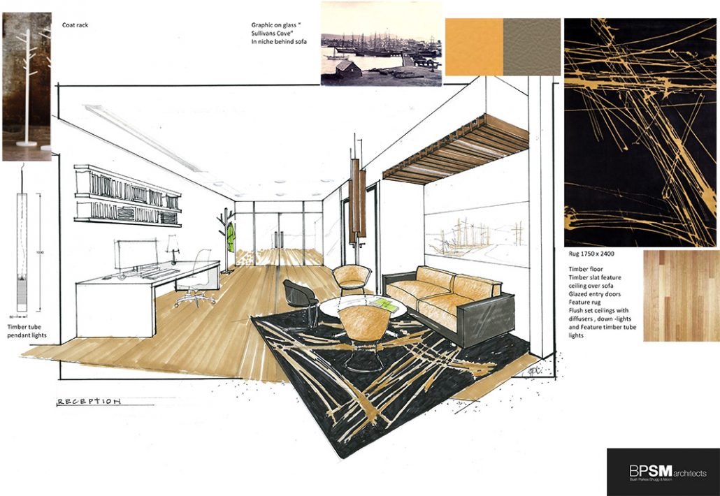 Concept design and materials e-board