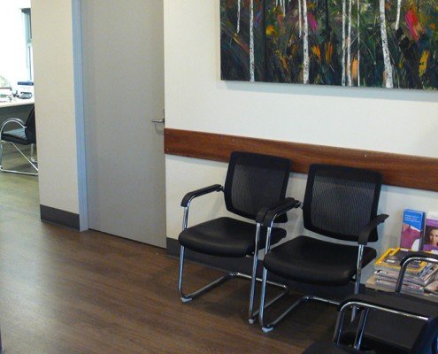 Caulfield Dermatology waiting area