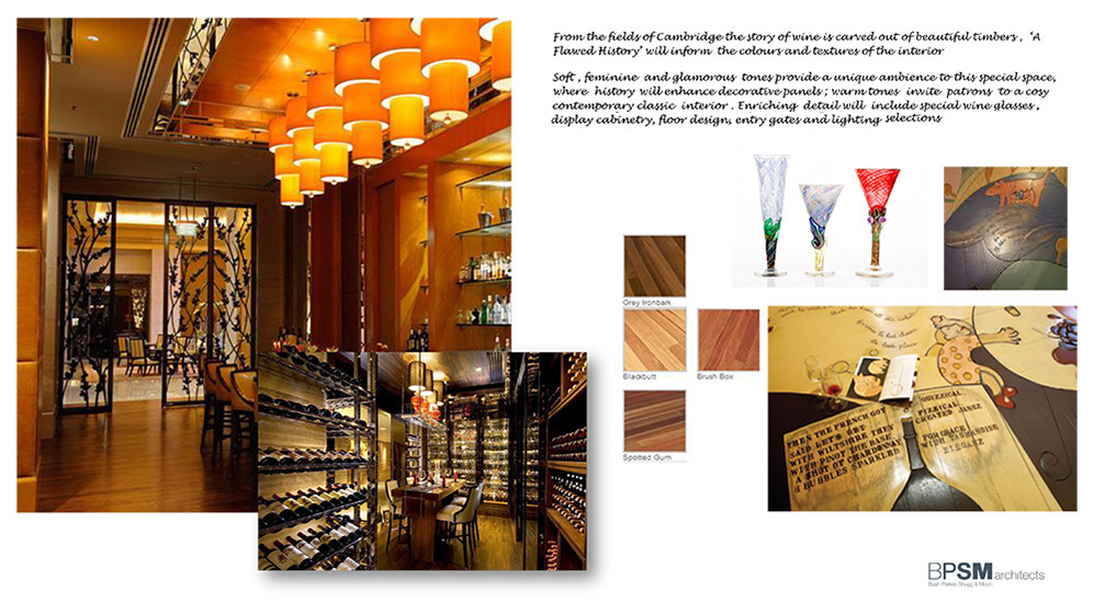 Winebar interior design concept