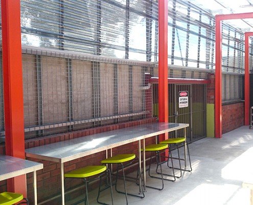 Rosny College Redevelopment, Hobart - science lab and glasshouse lab - Interior