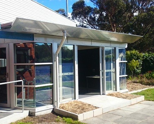 Rosny College Redevelopment, Hobart - science lab and glasshouse