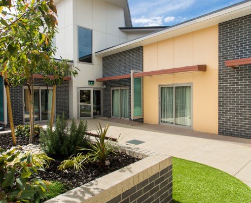 Freemasons' Homes of Southern Tasmania - Lindisfarne Nursing Home internal courtyard