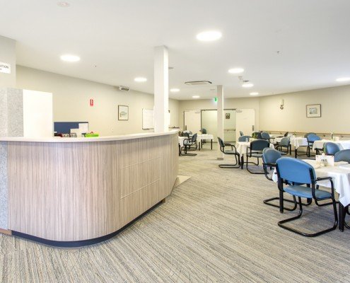 Freemasons' Homes of Southern Tasmania - Lindisfarne Nursing Home dining room