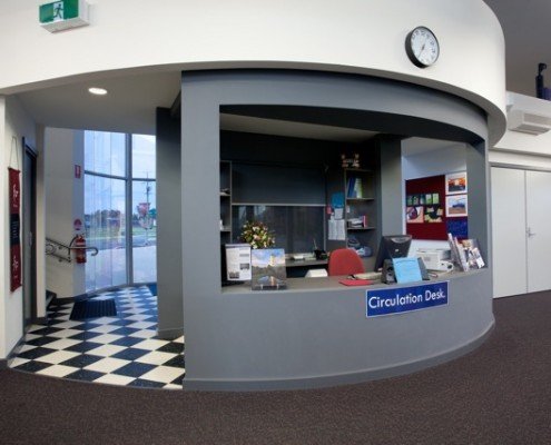 Lighthouse Christian College- library circulation Desk