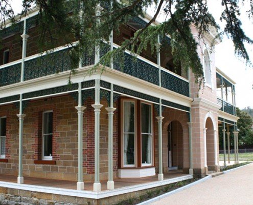 Heritage renovation and restoration, Wirksworth House, Bellerive, Tasmania grand exterior