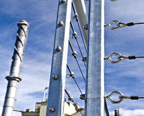 Norske Skog, Boyer - industrial paper mill secure fencing