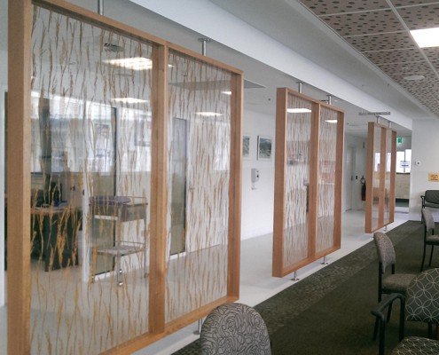 Royal Hobart Hospital A Block Oncology Clinic - biomimetric dividing panels