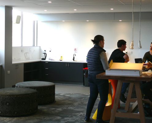 UTAS Clinical School - communal table