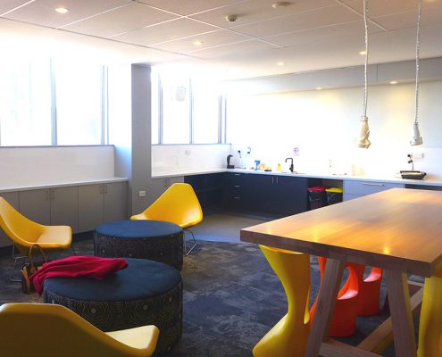 UTAS Clinical School, Hobart - seating and tables