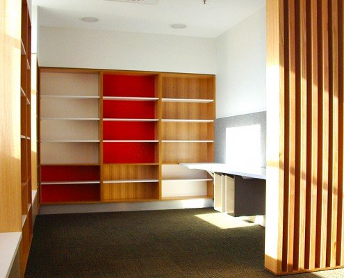 Royal Hobart Hospital Infill Building - Admin shelving