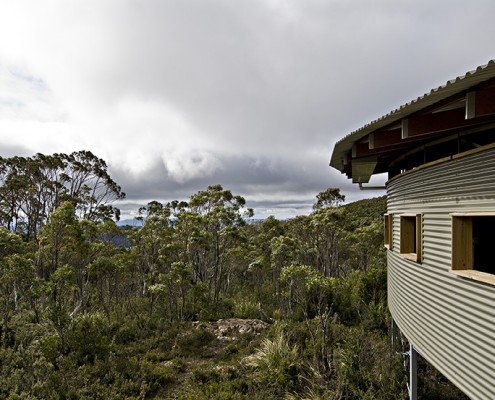 Hartz Mountain Visitor's Hut - the view