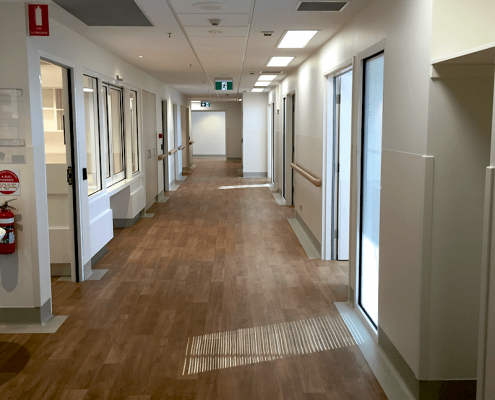 Royal Hobart Hospital - Level 8 Oncology Ward, hallway