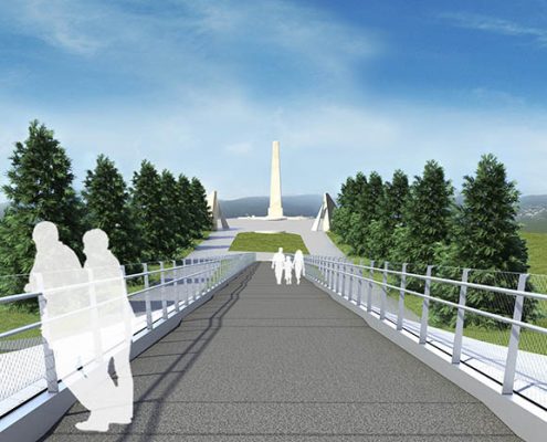 Tasman Highway Memorial Bridge 3D concept design