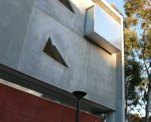 UTAS Pharmacy building window detail