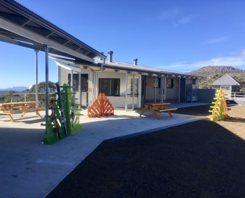 Mt Mawson Public Shelter, Mount Field National Park - ski racks