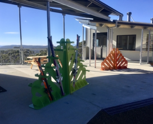 Mt Mawson Public Shelter, Mount Field National Park - ski racks