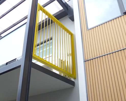 Freeman Estate, Kingston - yellow railing