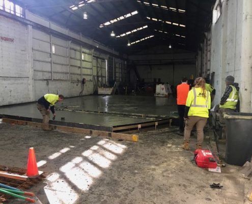 Mt Mawson offsite concrete pour
