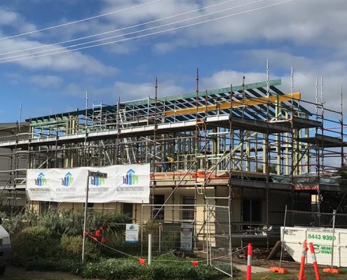 Aldinga Beach, Beach House - steel raise