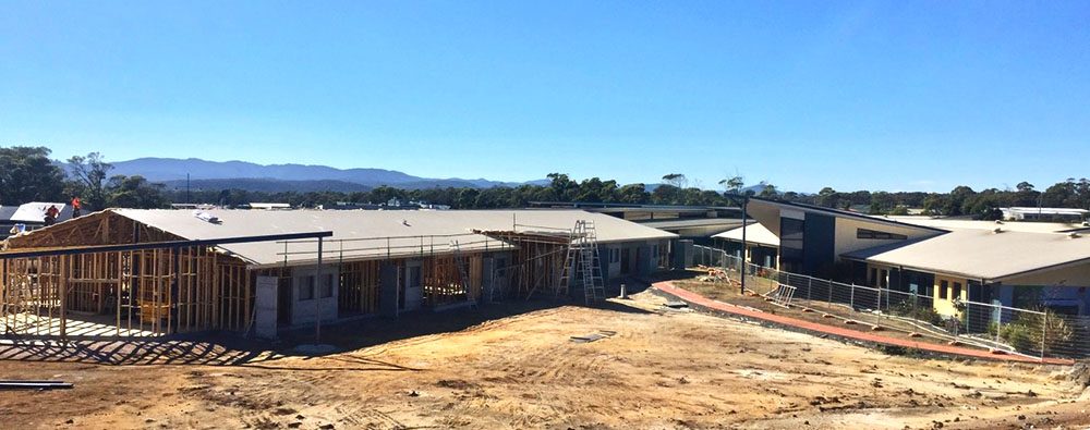 Rubicon Grove Aged Care Facility in construction, Port Sorell, Tasmania