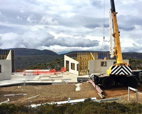 Mt Mawson Construction views of the national park