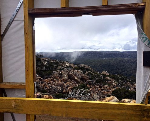 Mt Mawson Construction window to the wilderness