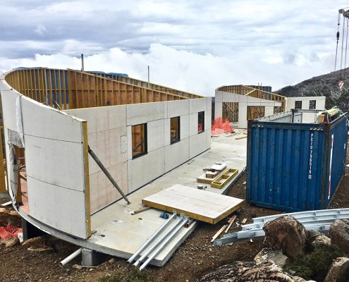 Mt Mawson Construction front view