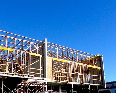 Freeman EstateILU Independent Living Units in construction in Kingston, Tasmania