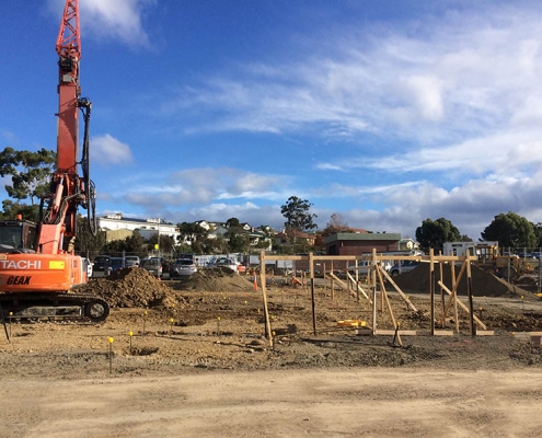 Kingston Community Health Centre_prepping the site