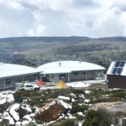 Mt Mawson Day shelter external view from above