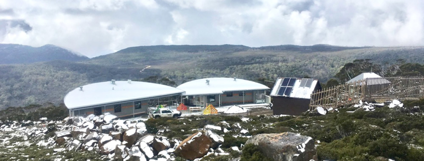 Mt Mawson Day shelter external view from above