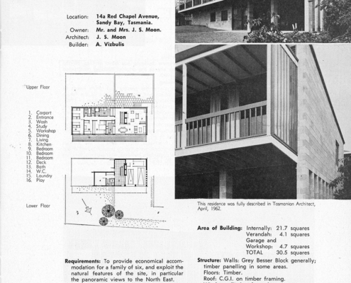 Tasmanian Residental Design Award 1966 Bornholm