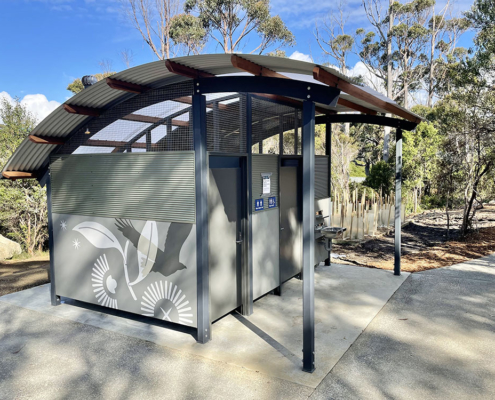 Cockle Creek Precinct dual toilet including disabled access