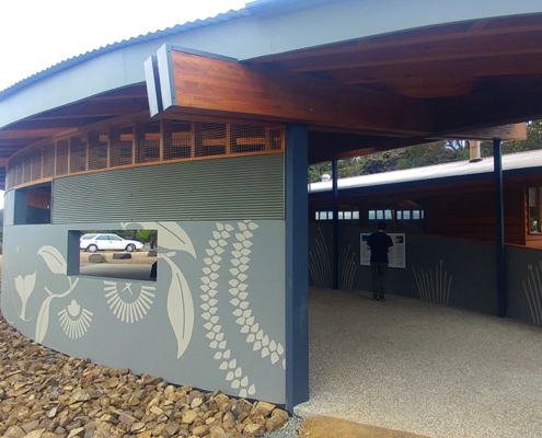 Cockle Creek Precinct front rear to Interpretation Centre