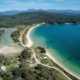 Site of the Cockle Creek Precinct in Recherche Bay, Tasmania