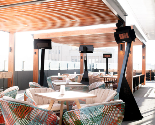 Crowne Plaza Hotel Hobart "The Deck" snug seating