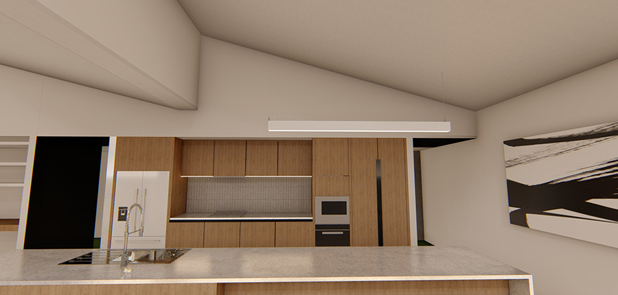 3D Renders and visualisation example project_apartment kitchen