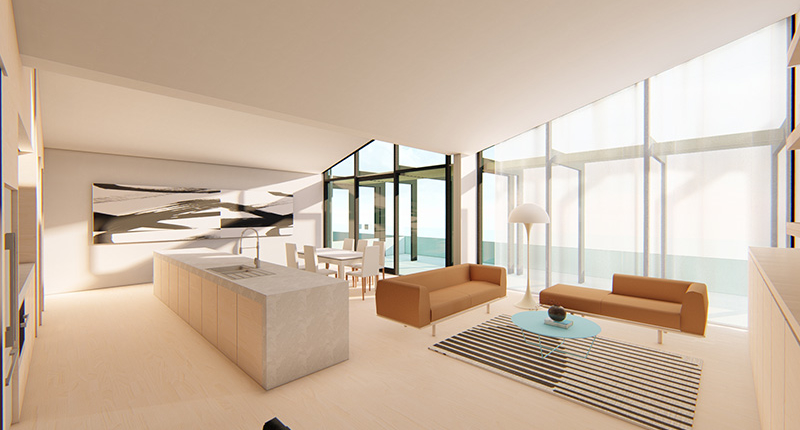 3D Renders and visualisation example project_apartments