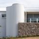 Pressing Matters Winery - Residence external view of bathroom curved design