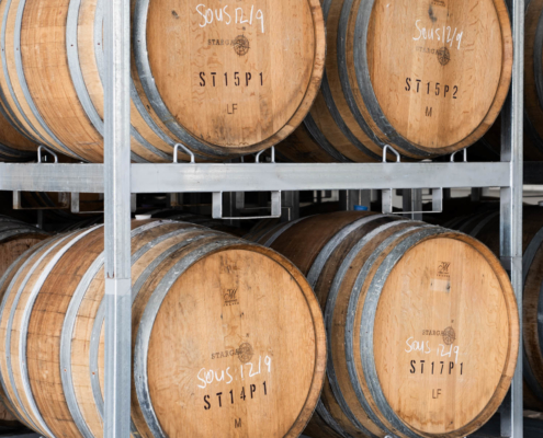 Pressing Matters Winery - Processing Room barrel store