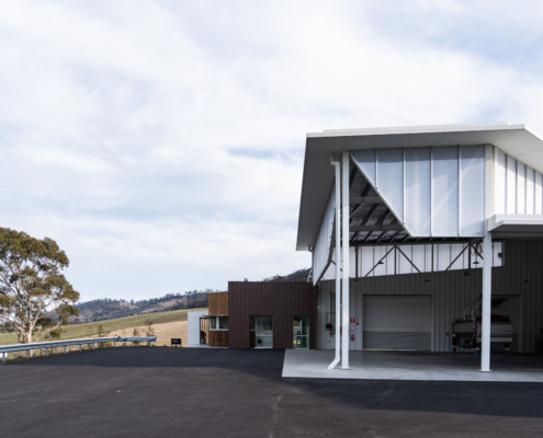 Pressing Matters Winery - Processing Room side view design features