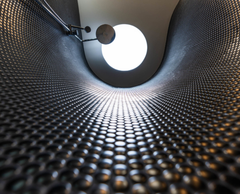 Pressing Matters Winery - Residence curved shower area