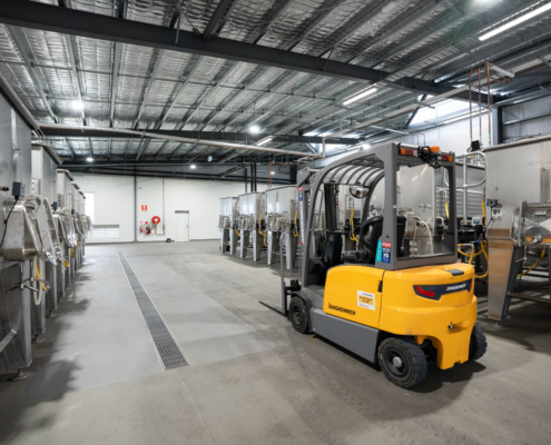 Pressing Matters Winery - Processing Room internal