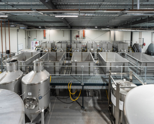 Pressing Matters Winery - Processing Room internal